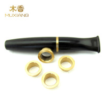Elecampane cigarette holder DIY accessories stone Nangwood cigarette holder protection metal decorative cover trim ring thickness 2MM outer diameter 15MM