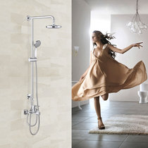 KOHLER KOHLER Qiyue copper bathroom faucet faucet double shower column K-5428T-C4-CP