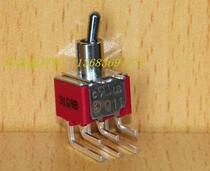 T8021 double-way six-legged forward two-speed button switch M6 35 horizontal head-to-head switch 1MD1 Taiwan Deli