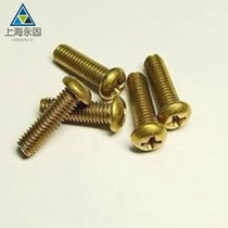 GB818-76 Copper Cross Half Round Head Screw 2X5