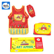 JoanMiro Merlot children waterproof painting clothes painting clothes apron cover