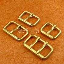 Copper Flat Needle Roller Pin Buckle Brass Needle Buckle Handmade Leather Leather Strap Buckle 7626