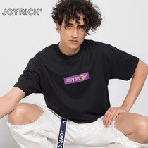JOYRICH official BOX LOGO TEE American Street men and women bear print loose T-shirt