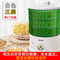 Black bean seed germination machine mung bean seedling planting vegetable double bean sprouts vegetable seedling vegetable seedling home automatic vegetable planting