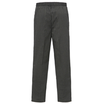 Chef pants striped zebra elastic pants waist Hotel Restaurant Restaurant Restaurant Restaurant chef breathable work pants