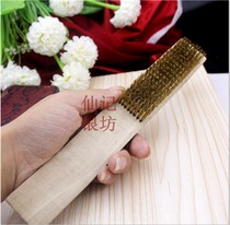 Brushed silver son pure silver punching gold tool copper brushed plate brushed bright polished brush brushed into sub-light brushed bracelet ring