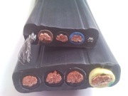 Automatic retractable door flat wire steel wire TVVB3*8)10)16)20)25 Roll gate) electric door flat cable