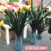 Simulation leaf whilan leaf realistic texture Whyland leaf flower arrangement accessories leaf green leaf orchid leaf long leaf