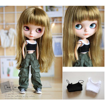 B- 201708-02] black and white camisole vest two-piece Blythe Azone doll