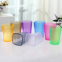 Thickened frosted transparent plastic wash cup creative couple mouthwash Cup tooth Bowl Cup bathroom toothbrush cup brushing Cup