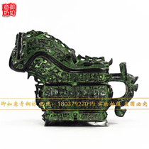 Bronzes imitated ancient pendulum pieces Western Zhou Facial Tattoofacial Tattooer office Table Furnishing Town Residence of the Town Residence Collection Handicraft