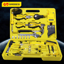 Household toolbox set manual screwdriver set set electrical woodworking plumbing repair car power tool combination