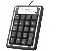 Switch-free numeric keypad accounting financial ultra-thin waterproof USB wired keyboard computer external mini keyboard