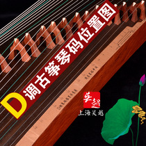 Standard kite code positioning strip national musical instrument accessories d-tone code position diagram sound bitmap