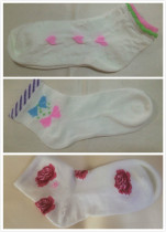 Socks Children pure cotton Summer white Short-barrel thin section Shallow Mouth Low Bunch Mesh Hollowed-out Lady Short Socks womens cotton socks