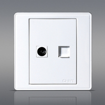 Chint socket monopoly NEW7E TV phone socket phone with cable TV hot sale