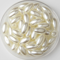 6 * 10mm Oval Abs Pearl Diy Handmade Accessories Clothing Accessories Needlenitwear Decorative material