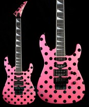 Customer Custom Jacksons Soloist Pink with Polka Dots electric guitar