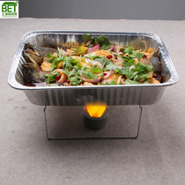 Tin carton heating furnace barbecue rectangular fish tray crayfish tray packing commercial disposable aluminum foil lunch box