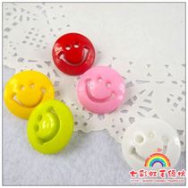 Accessories accessories baby sweater fashion button large smiley face button (Multi-Color 5 Price)