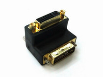 dvi adapter 90 degree right angle dvi male-female 24 5 conversion head gold-plated hot sale