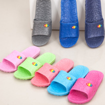 Summer bathroom slippers non-slip bath slippers home summer men and women slippers plastic couple sandals