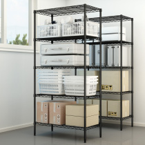 Kitchen shelf floor rack large living room finishing storage rack balcony flower shelf simple iron shelf shelf