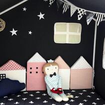 ins small house baby bed cushion children room decoration baby photo props