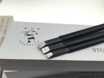 Woodpecker Golden Stone Seal Engraving Knife Starter Tool Suit Three Sets Manganese Steel Knife Seal Engraving Knife Double Edge Stone Carving Knife