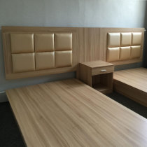 Express Hotel Apartment Hotel Hotel simple soft bag bedside bed box bedside table standard room single double bed