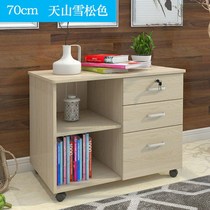 Disassembly and assembly of small File Cabinet Office with roller short cabinet multi drawer with lock storage activity cabinet