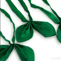 Flowers of the Motherland Small green seedlings Green scarf for primary school students Green scarf for young pioneers supplies