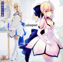 Fate ZERO Model Month 10th Anniversary Cosplay Saber Lily Saber Lily Blue Lily Dress