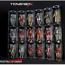 (Physical spot) 1:6 Iron Man Gnaku 3 0 model display box Arc closed dustproof with HT