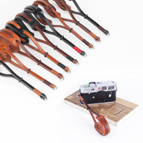 cam-in Italian original plant-tanned cowhide camera wrist strap round hole interface WS027