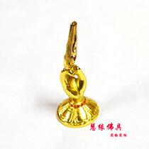 Gold-plated lotus incense clip Buddhas hand incense clip rack pan incense stand sandalwood rack incense clip Incense Road Tower stand