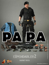 Pa Pa] Brand New Spot 1:6 Hottoys HT Expendables 2 Barney Ross Stallone 2 0