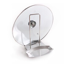 Stainless steel pot cover rack Removable multi-function kitchen cutting board rack Creative hotel supplies soup drain soup shell rack