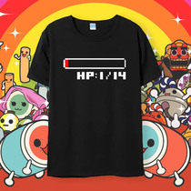 Attack power 1 Defense Force 1 initial equipment HP1 blood strip game anime peripheral cotton T-shirt short sleeve