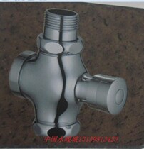 Copper hand press type stool Flushing Valve squatting toilet 8 5CM copper Flushing delay valve four-way press Flusher