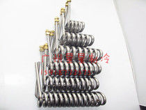 Pure titanium immersion pipe seafood machine fish pond machine chiller titanium pipe pure titanium cooling and heating evaporator 1 Horse 2 horse 3 5 horse