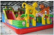 Bouncy castle childrens paradise entertainment break through jumping trampoline combination slide Outdoor toy Naughty castle air mold
