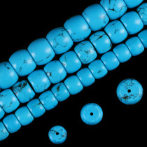 DIY Loose Pearl Buddha Pearl Green Imitation Blue Pine Stone Color Beads pearl Pearl Drum Pearl Moon Bodhi Accessories Pearl Moon