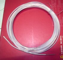 Single crystal copper silver plated wire transparent Teflon silver plated wire inner core diameter 1 0mm outermost diameter 3 0mm