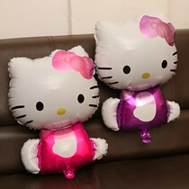 New Hello Kitty Cat Aluminum Film Balloons Cartoon Styling Aluminum Foil Toy Katy Cat Birthday Party Decorations