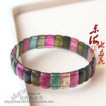 Natural Brazilian tourmaline hand brand wild tourmaline tourmaline womens color tourmaline bracelet