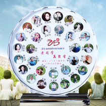 Students  association Graduation season souvenirs Crystal medals Custom party gifts Crystal ornaments Photo frames Photo color printing