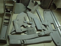 Mercedes-Benz w124 e220 car dismantling parts gray interior details contact