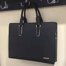 Jue carpenter password lock mens bag handbag Mens horizontal shoulder bag crossbody business bag Briefcase mens bag Cowhide bag