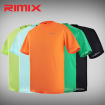 RIMIX Short Sleeve Running Sports Speed Jersey T-shirt Round Collar Breathable Quick Dry Men And Women Outdoor Sports